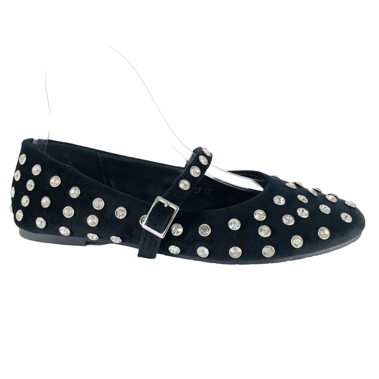 Studded Mary Jane Ballerinas